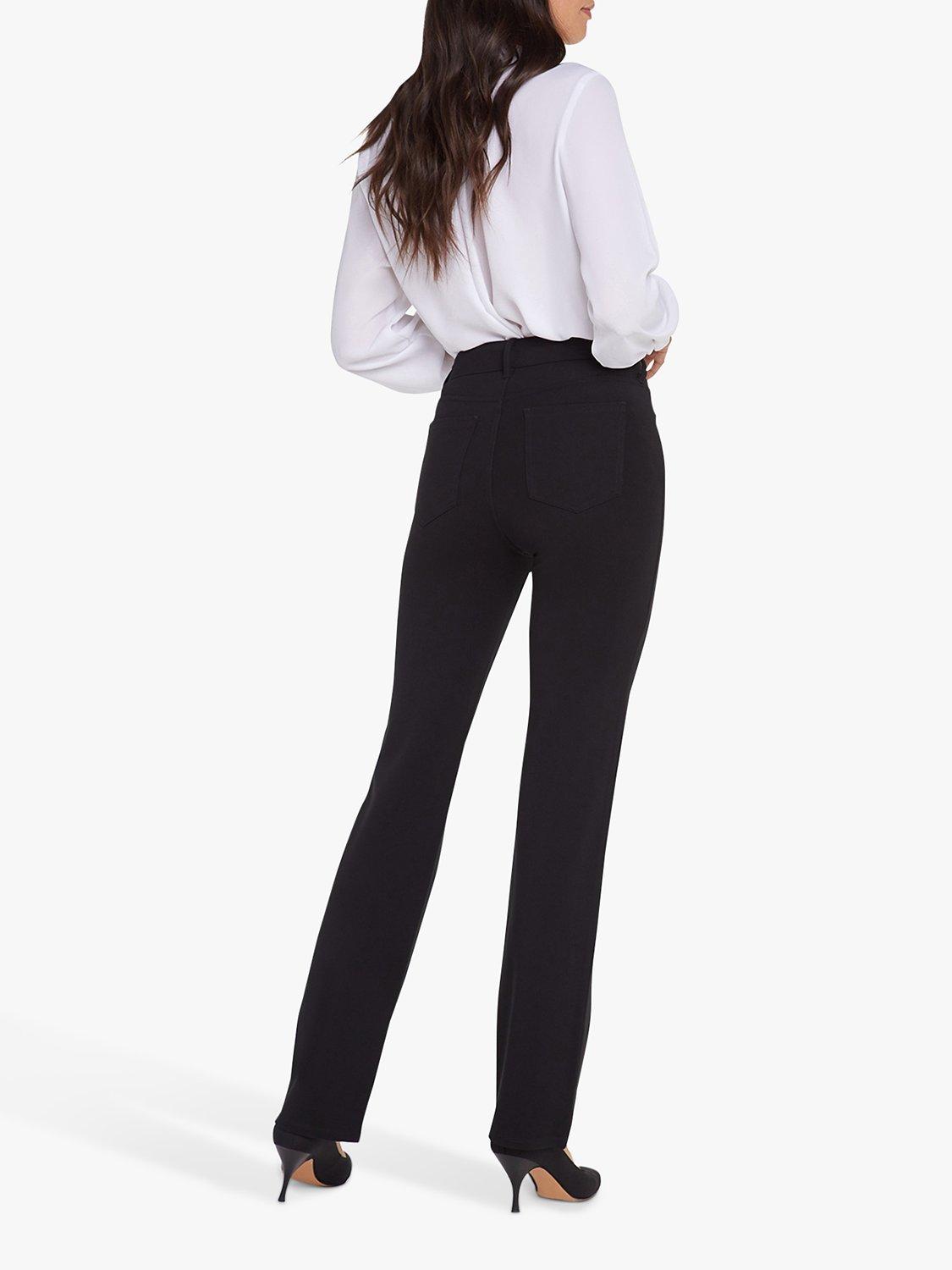 Product image 6 of 6, which shows Sculpt Her Marilyn Straight Leg Jersey Trousers, Black, 4R