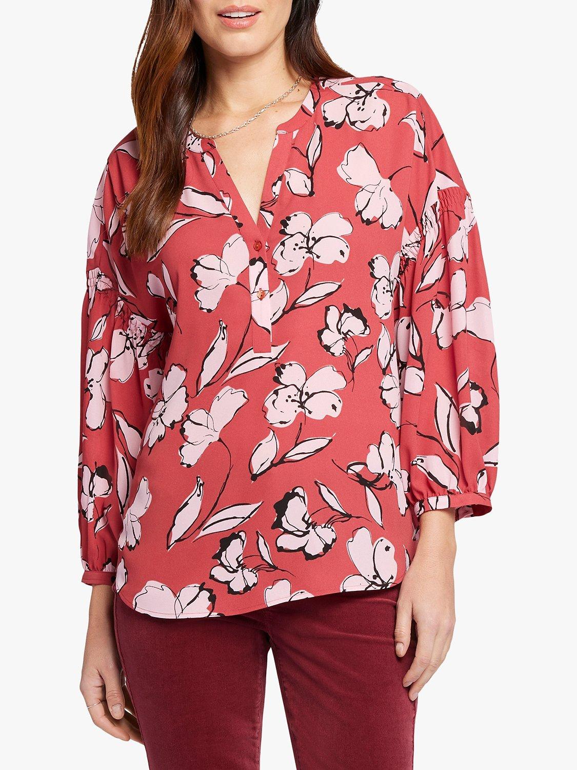 NYDJ Paulina Peasant Blouse, Bountiful