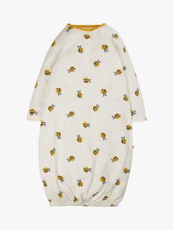 Frugi Baby Sleepy Bee Gown, Buzzy Bee, Buzzy Bee