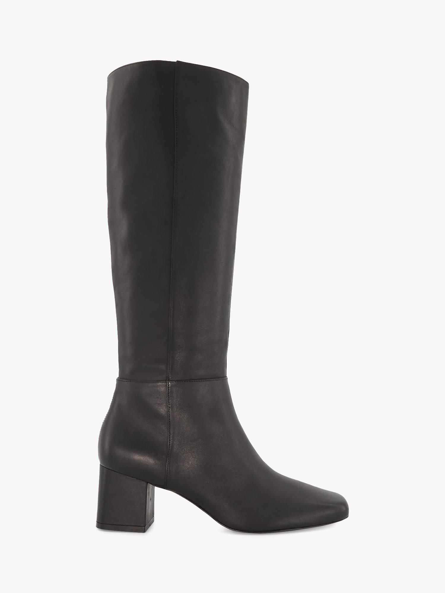 Dune grey knee high boots best sale