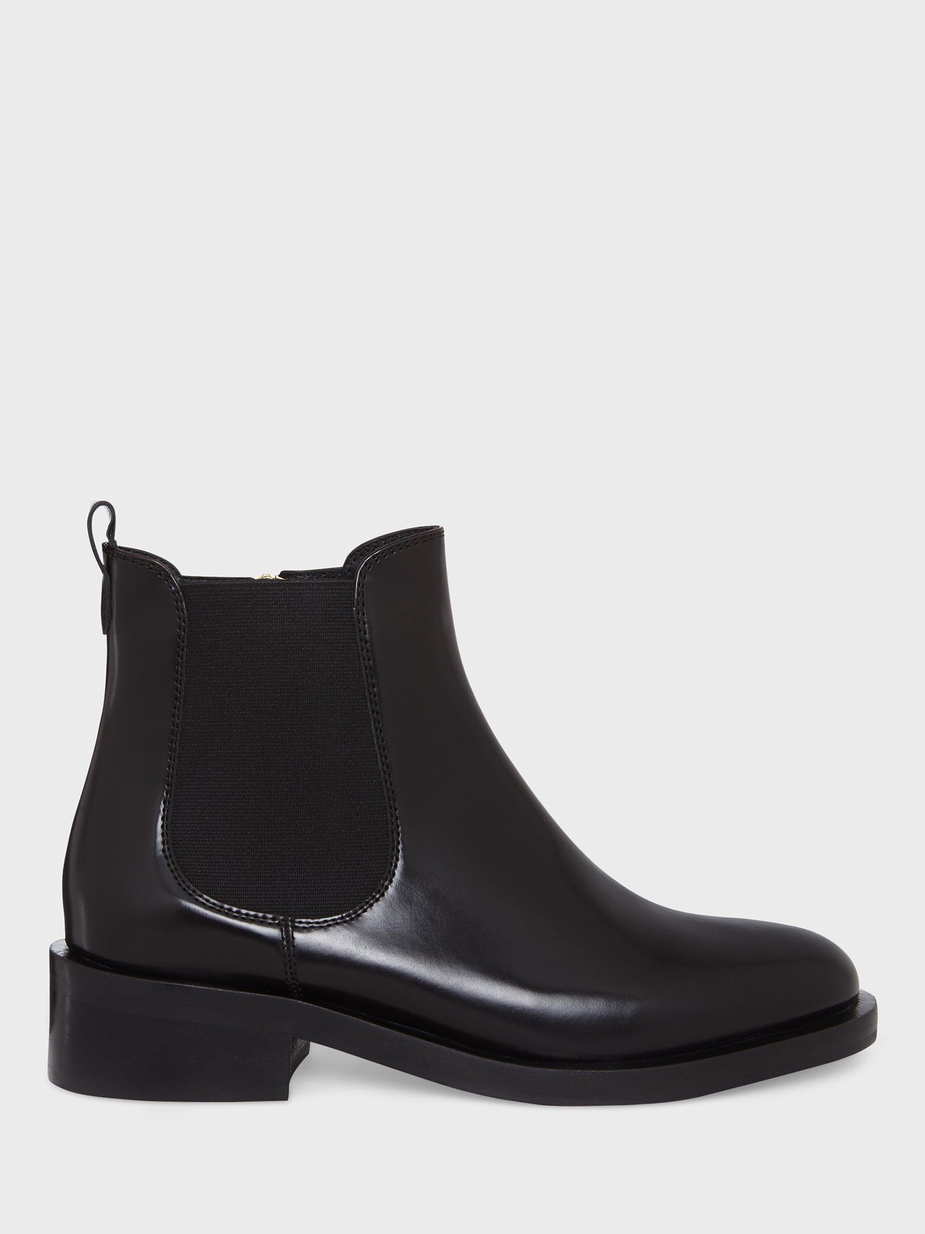 Hobbs Bethany Leather Chelsea Boots, Black