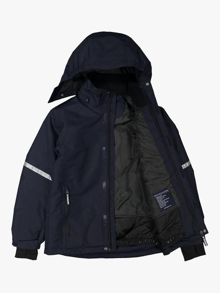 Polarn O. Pyret Kids' Wind & Waterproof Ski Jacket - view 2, Blue