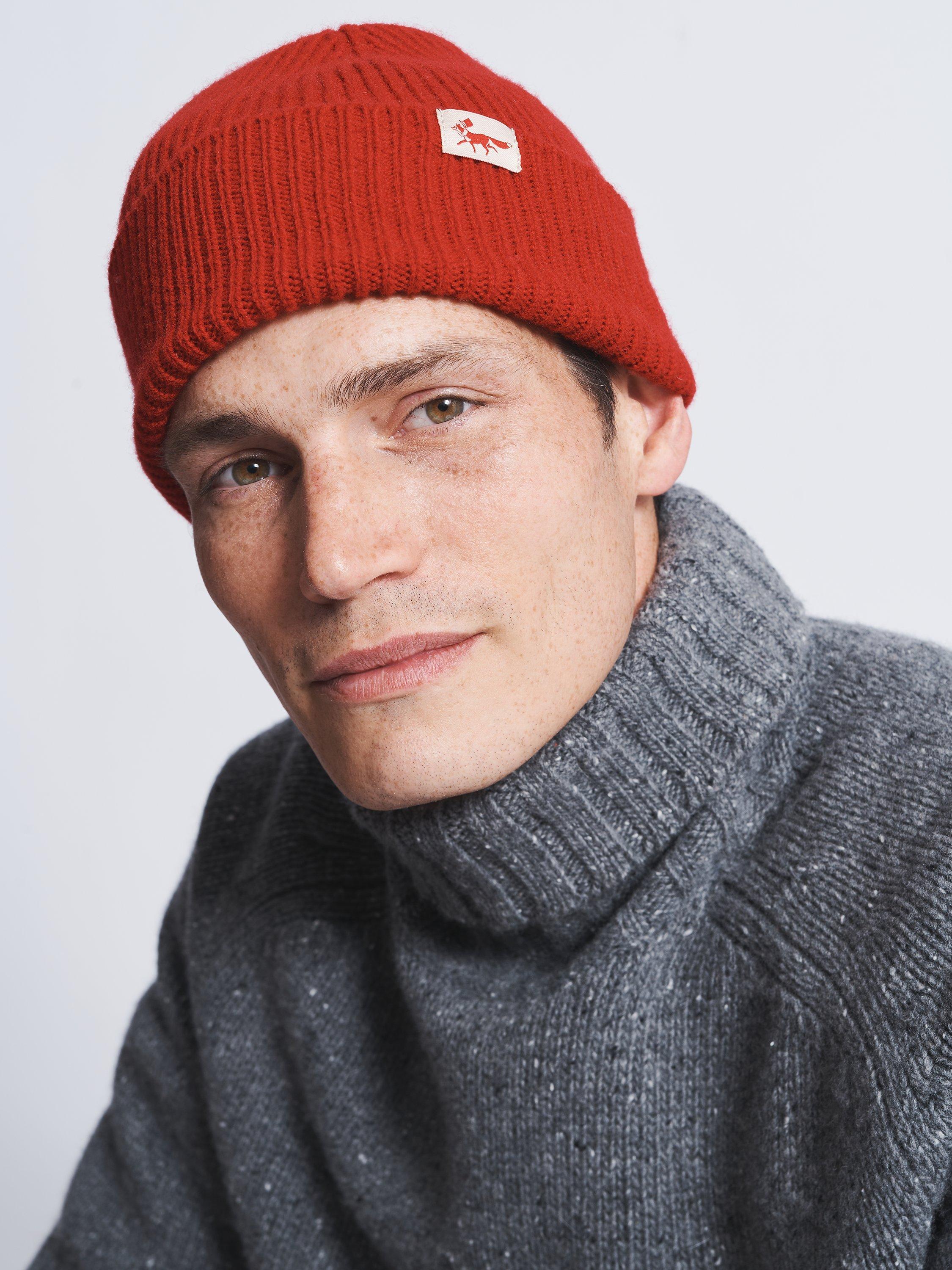 Aubin Pembridge Wool Hat, Red, One Size