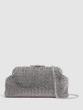 Reiss Adaline Crystal Clutch Bag