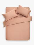 John Lewis Cool & Silky TENCEL™ 300 Thread Count Bedding, Tuscan Clay