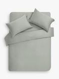 John Lewis Cool & Silky TENCEL™ 300 Thread Count Bedding, Sage