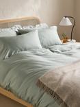 John Lewis Cool & Silky TENCEL™ 300 Thread Count Bedding, Sage