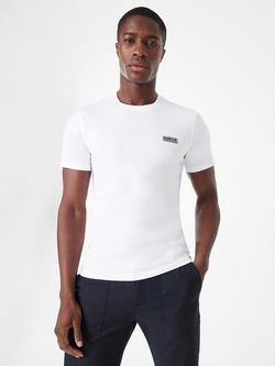 Barbour International Small Logo T-Shirt, White, White