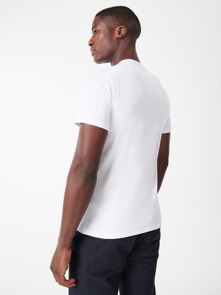 Barbour International Small Logo T-Shirt, White - view 2, White
