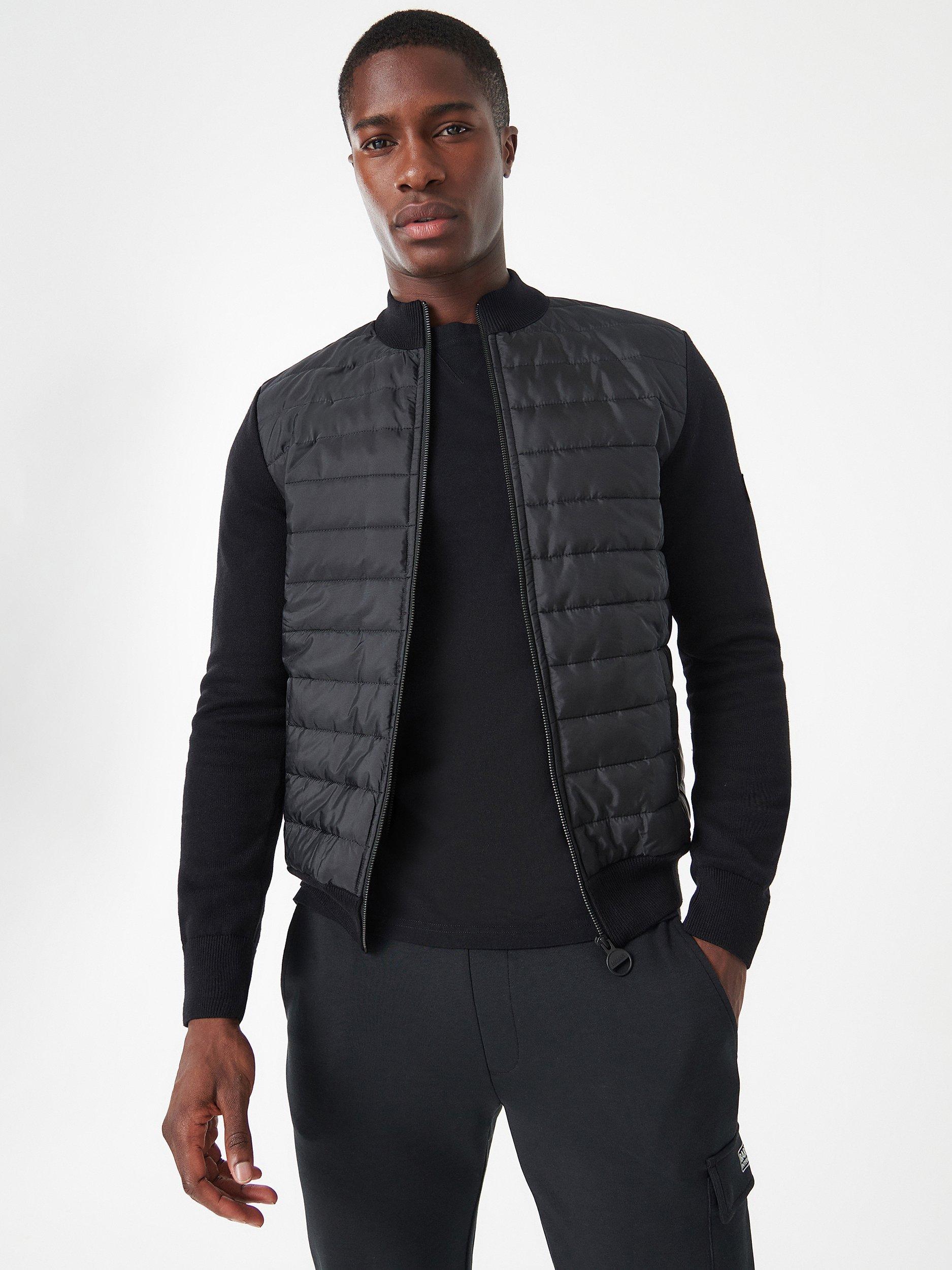 Barbour International Legacy Baffle Zip Black