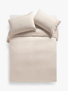 John Lewis Levine TENCEL™ Single Duvet Cover, Natural