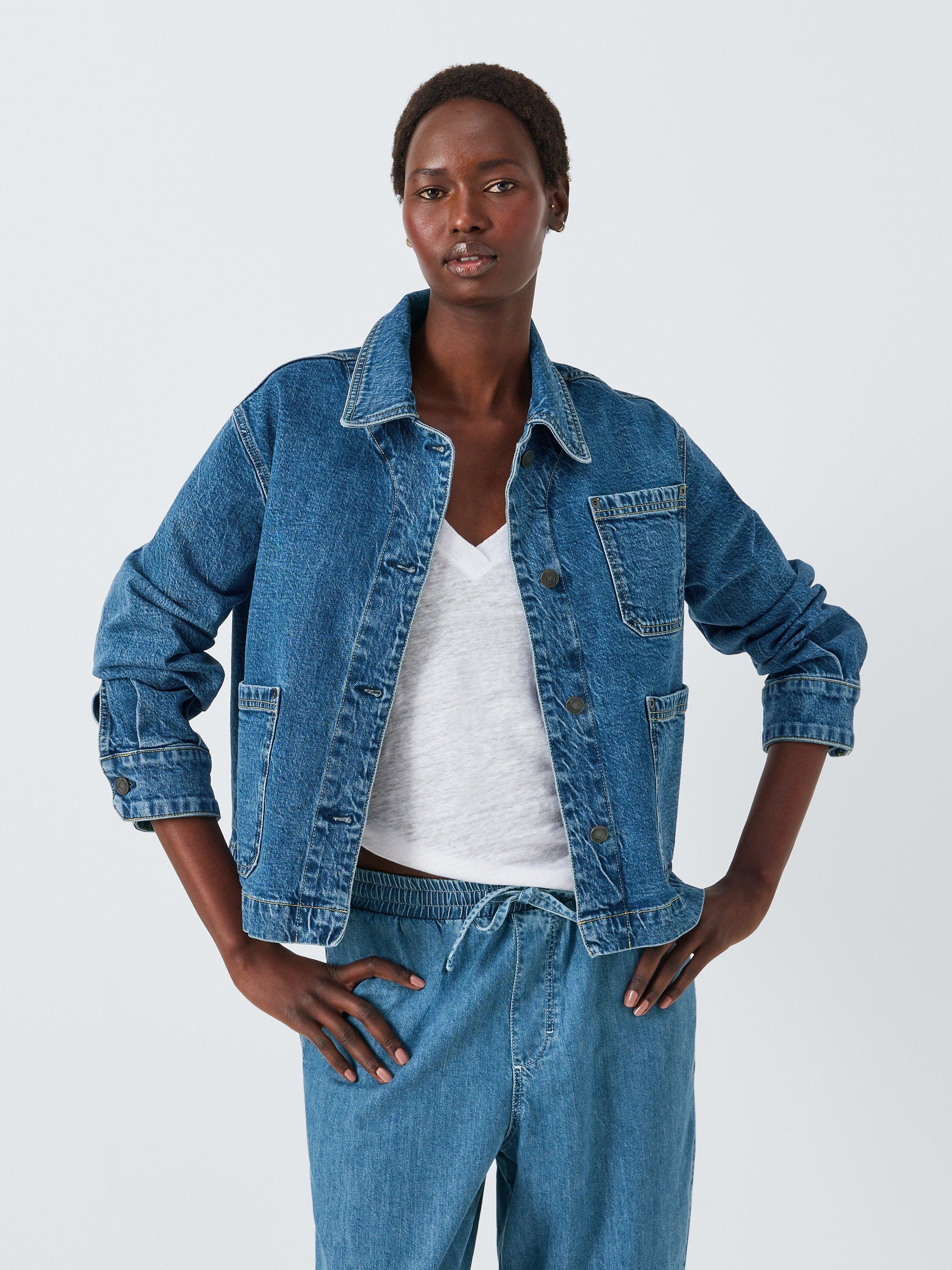 John Lewis Denim Jacket Dark Blue