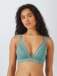 John Lewis ANYDAY Lily Lace Non-Wired Bra, Khaki