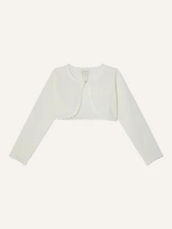 Monsoon Kids' Niamh Cardigan, Ivory