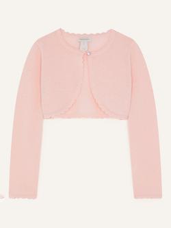 Monsoon Kids' Niamh Cardigan, Pink