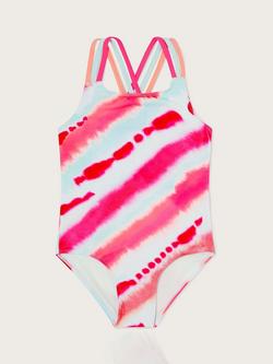 Monsoon Kids' Tie Dye Swimsuit, Multi, Multi