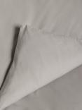 John Lewis Crisp & Fresh 325 Thread Count Anti Allergy Duvet Cover Set, Dove Grey