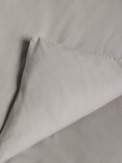 John Lewis Crisp & Fresh 325 Thread Count Anti Allergy Duvet Cover Set - view 2, Dove Grey