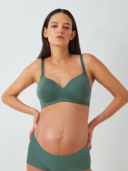 John Lewis Evelyn Maternity & Nursing Bra, Khaki Green