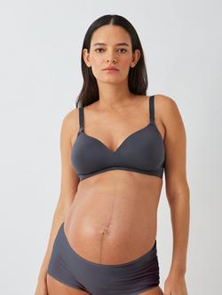 John Lewis Evelyn Maternity & Nursing Bra, Graphite Grey