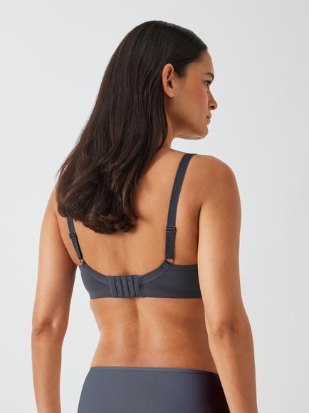 John Lewis Evelyn Maternity & Nursing Bra - view 2, Graphite Grey