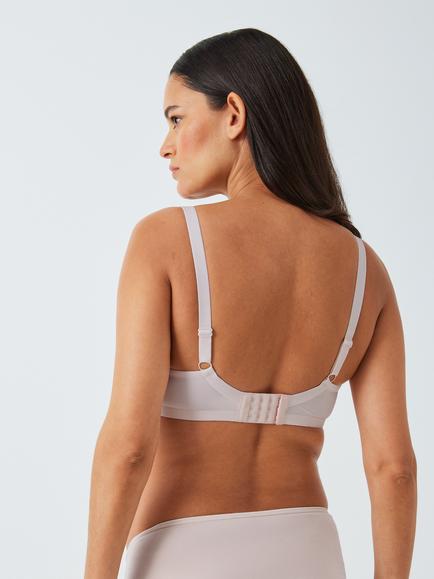 John Lewis Evelyn Maternity & Nursing Bra - view 2, Light Pink