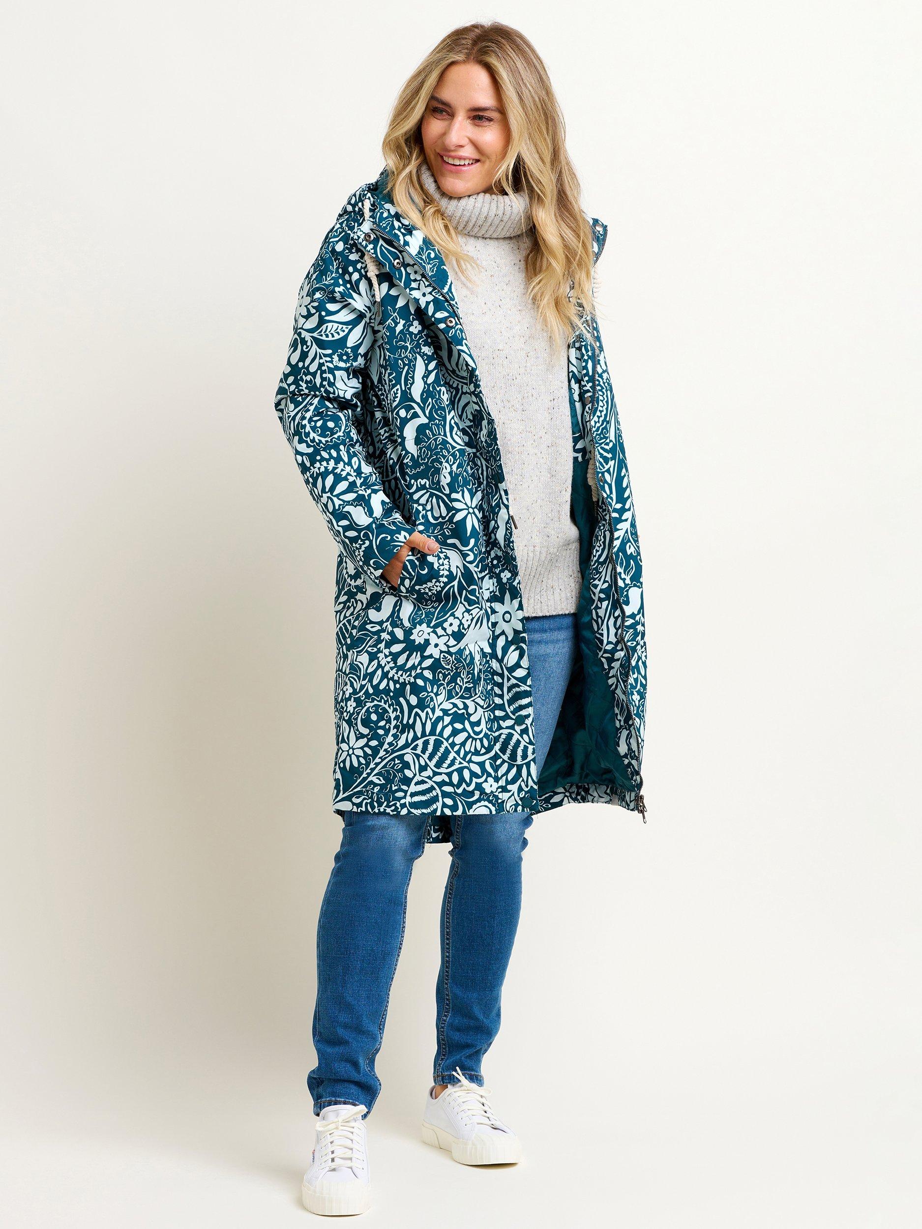 Brakeburn Bloom Floral Print Waterproof Jacket, Multi