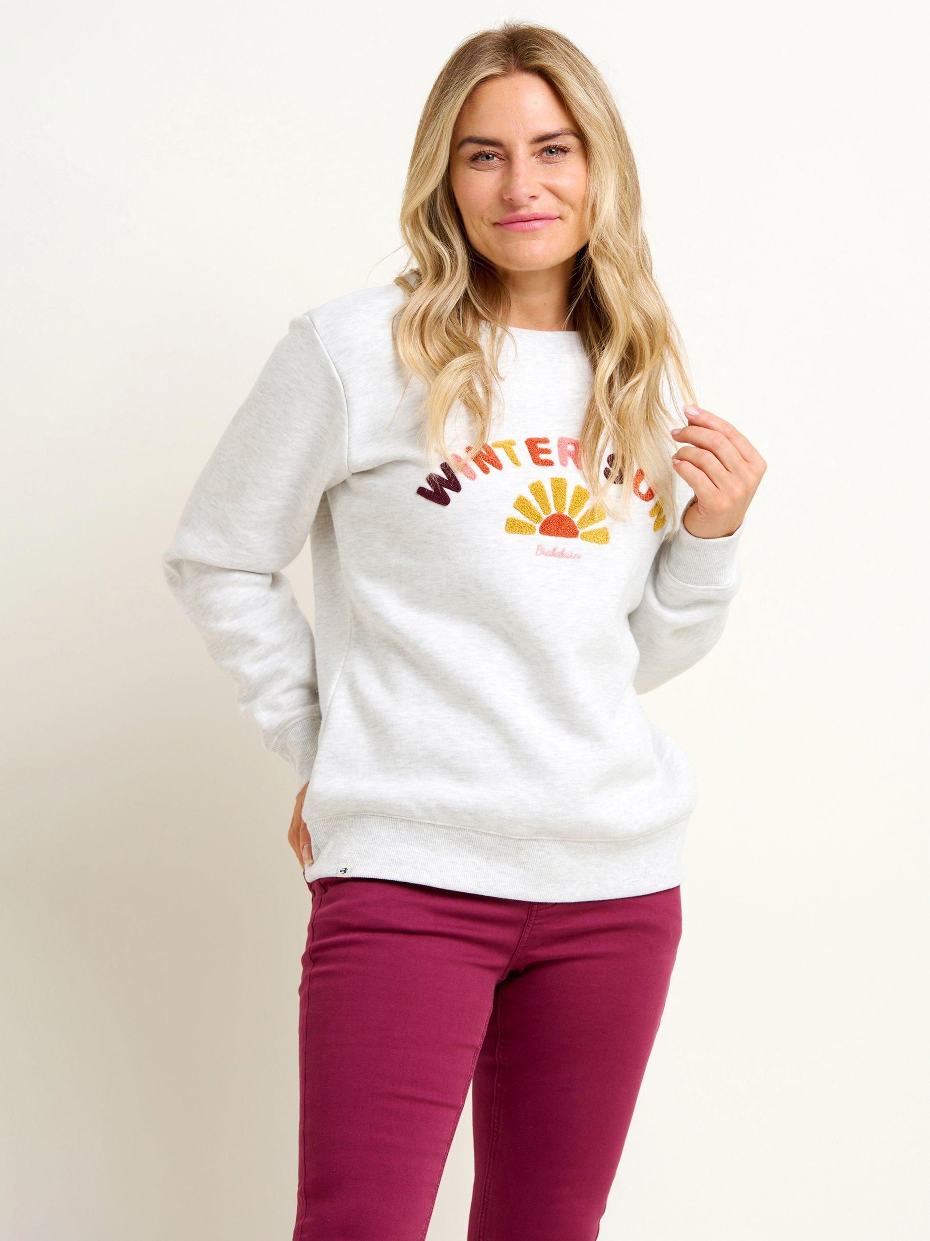 Brakeburn Winter Sun Sweatshirt, Grey/Multi