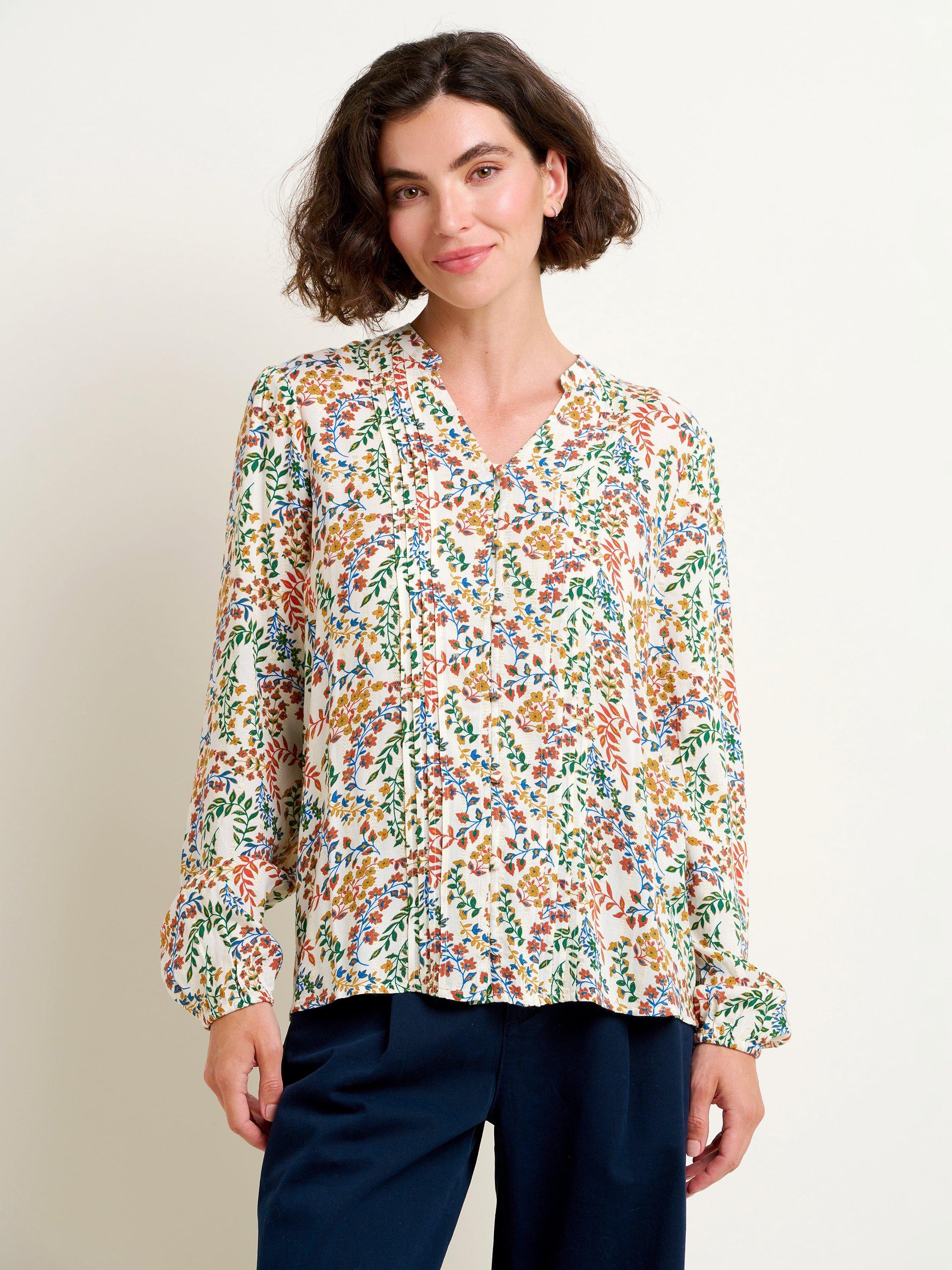 Brakeburn Floral Paisley Blouse, Multi