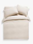 John Lewis Comfy & Relaxed 300 Thread Count Washed Cotton Bedding, Almond