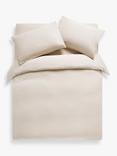 John Lewis Comfy & Relaxed Washed Cotton Bedding, Almond