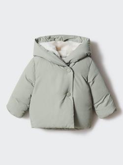 Mango Baby Copo Puffer Jacket, Green