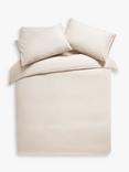 John Lewis Easy Care Organic Cotton 200 Thread Count Bedding, Almond