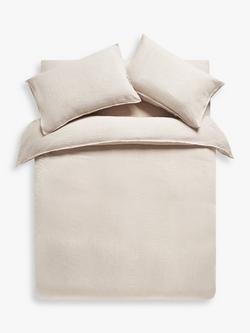 John Lewis Comfy & Relaxed Washed Linen Bedding, Natural