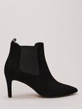 Phase Eight Suede Ankle Boots, Black