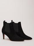 Phase Eight Suede Ankle Boots, Black