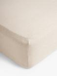John Lewis Comfy & Relaxed Washed Linen Fitted Sheets