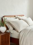 John Lewis Comfy & Relaxed Washed Linen Fitted Sheets