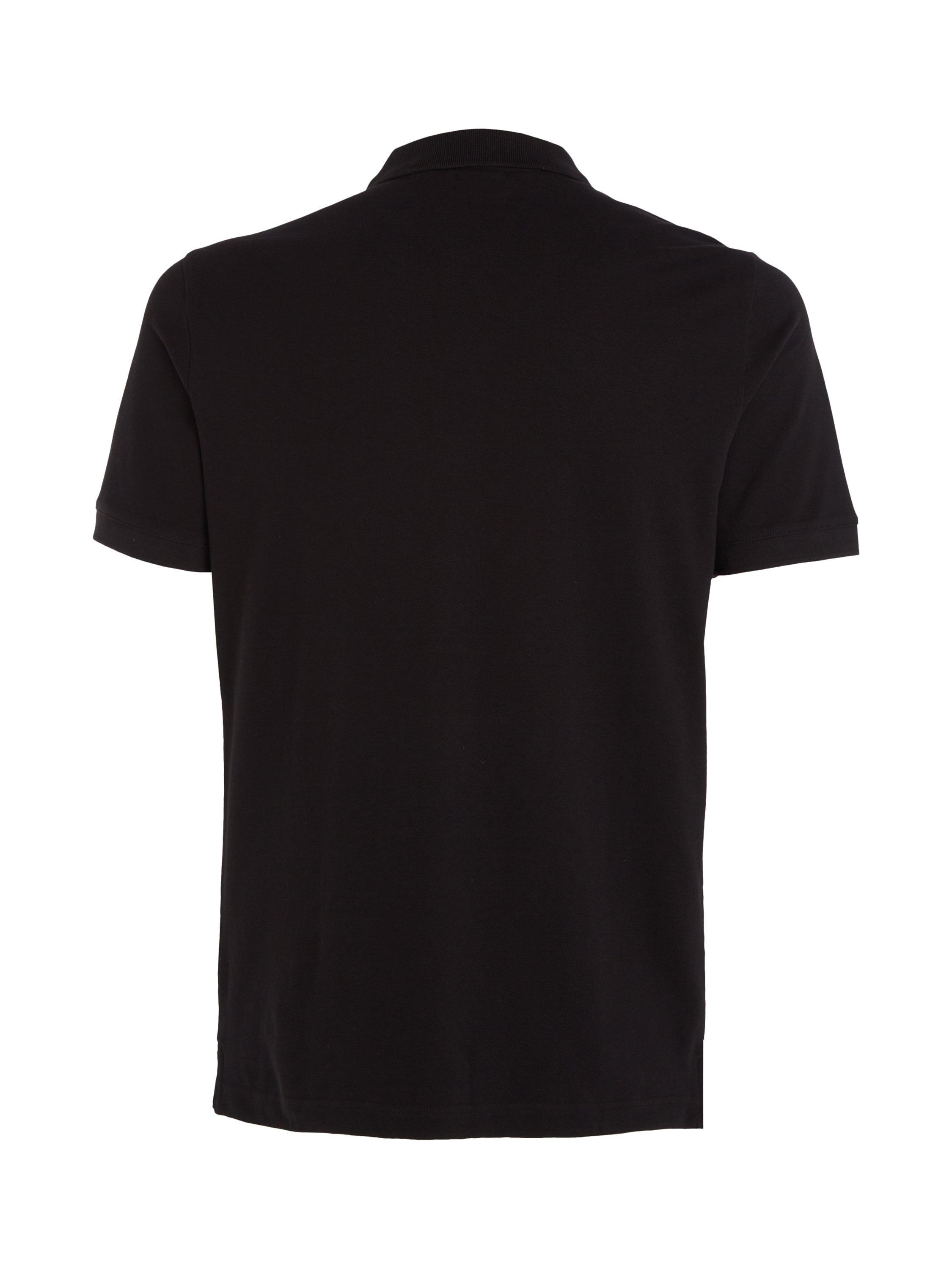Product image 5 of 6, which shows Calvin Klein Slim Stretch Pique Polo Shirt, Ck Black, XS