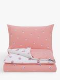 John Lewis ANYDAY Easy Care Strawberry Print Reversible Duvet Cover and Pillowcase Set