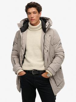 Superdry City Padded Parka Jacket, Stone
