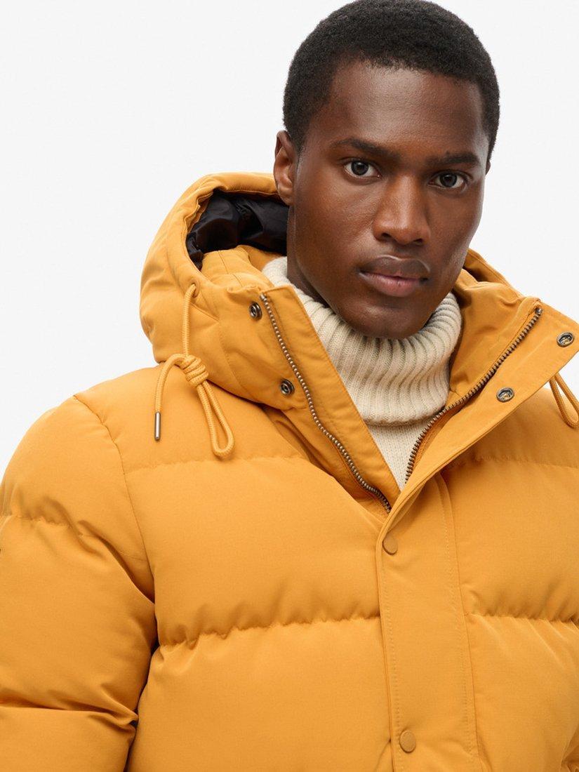 Mens yellow bubble jacket best sale