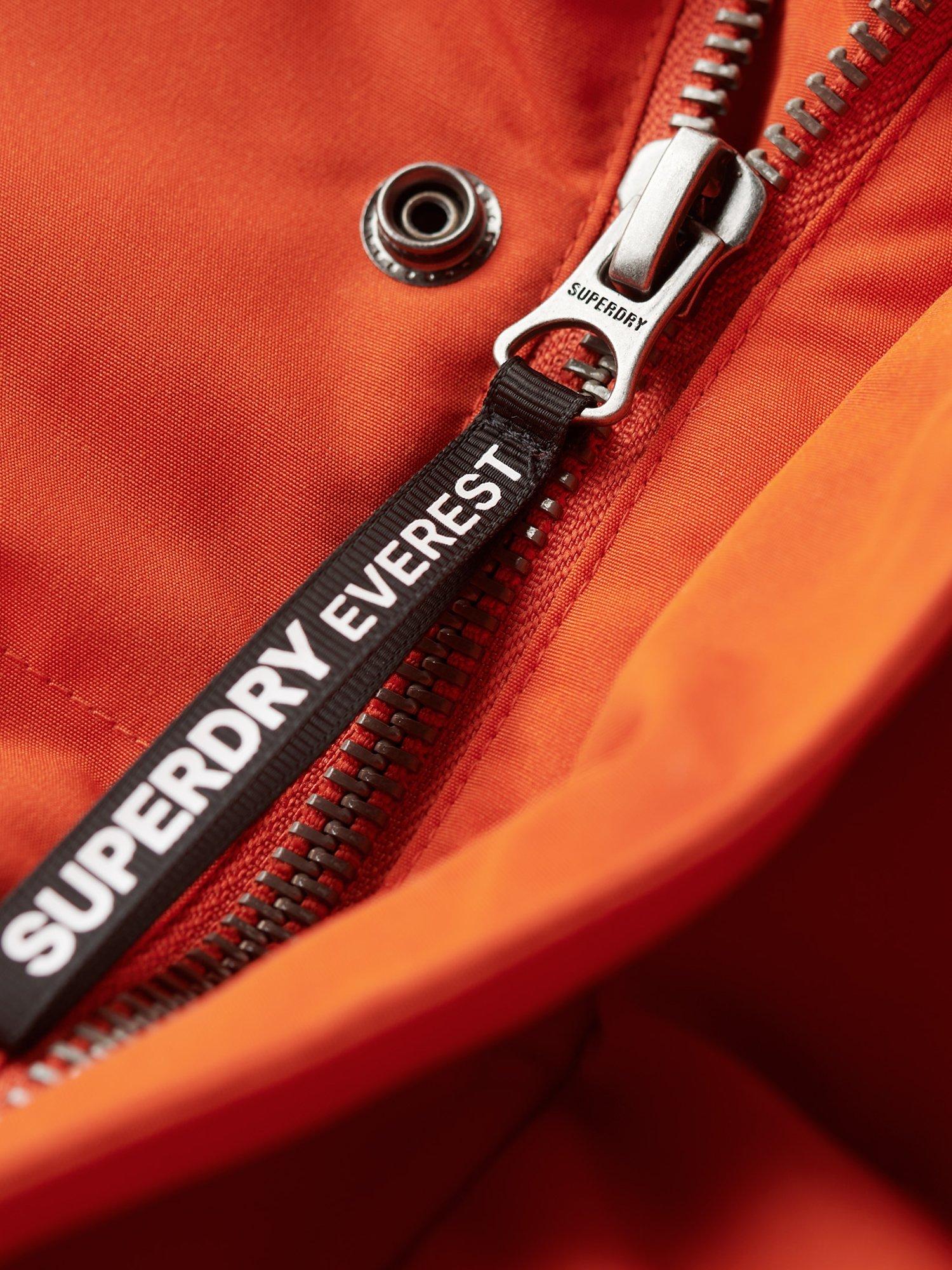Product image 6 of 8, which shows Superdry Everest Hooded Puffer Jacket, Pureed Pumpkin, S