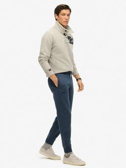 Superdry Essential Logo Joggers - view 2, Vintage Navy Marl