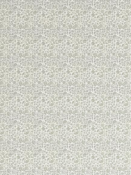 John Lewis Amara Print Pair Blackout/Thermal Lined Pencil Pleat Curtains - view 2, Sage