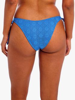 Freya Nomad Nights Crochet Bikini Bottoms, Atlantic - view 2, Atlantic