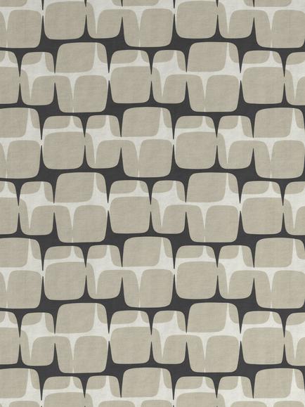 Scion Going Lohko Pair Lined Eyelet Curtains, Putty & Charcoal - view 2, Putty & Charcoal