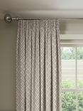 John Lewis Jaya Print Pair Lined Pencil Pleat Curtains
