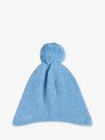 Trotters Baby Guardsman Bobble Hat, Blue Marl