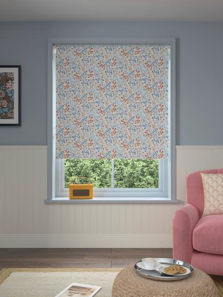 John Lewis Clover Blackout Roller Blind, Multi, Multi